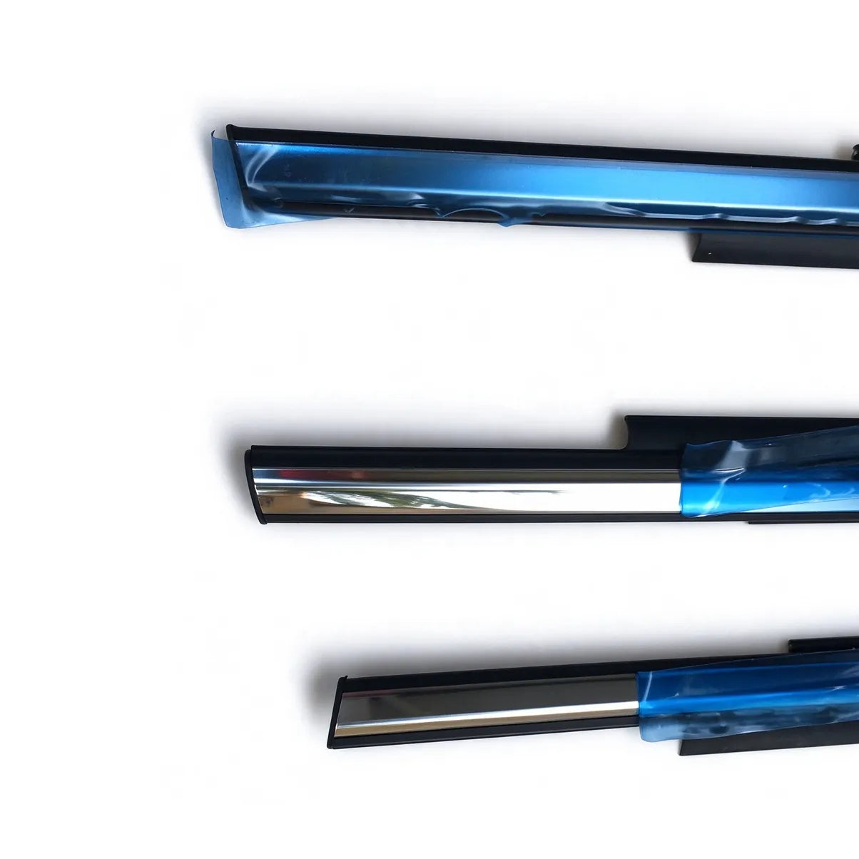Complete Set of 4 Chrome Bright Front and Rear Outer Door Window Molding Weatherstrips for 2012-2022 Mitsubishi Outlander PHEV GF GG-3