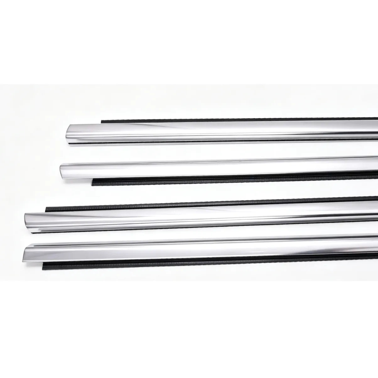 OEM Replacement 4-Piece Outer Door Window Beltline Weatherstrip Set Chrome for Suzuki Mehran Maruti 800 Alto SB308-6