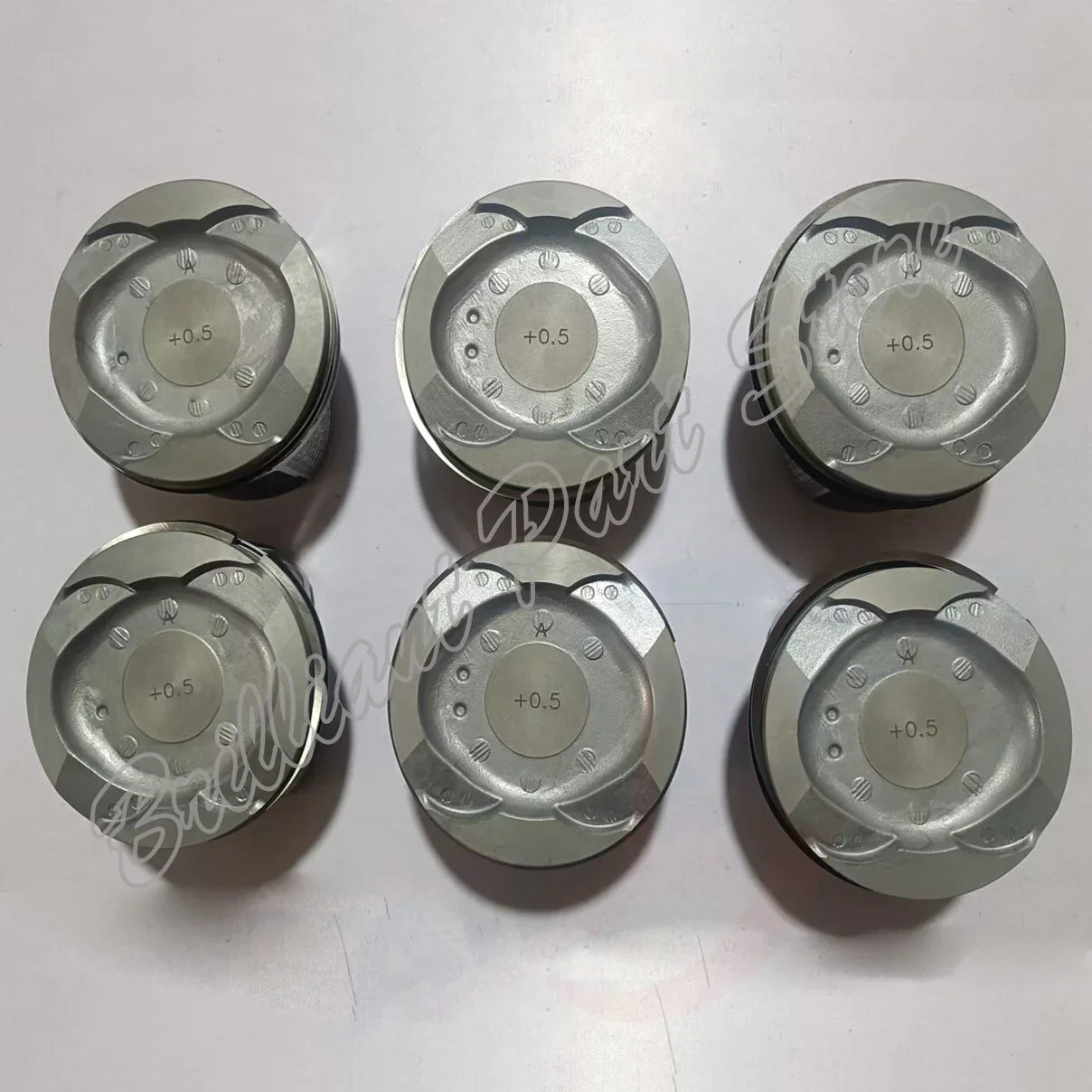 6pcs Oversized 0.5mm Engine Pistons W Ring Set For Engine 3GR-FE 05+