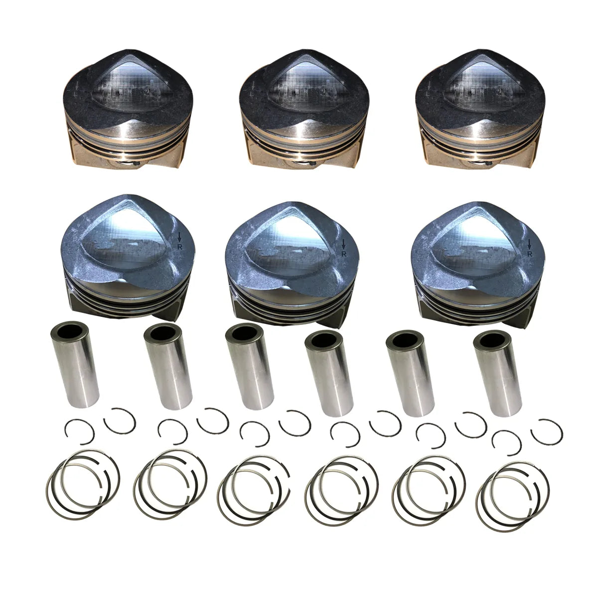 8X Engine Pistons W Ring Set Fit For Audi A7 A8 A8Q 2.5L CLXB 12-17