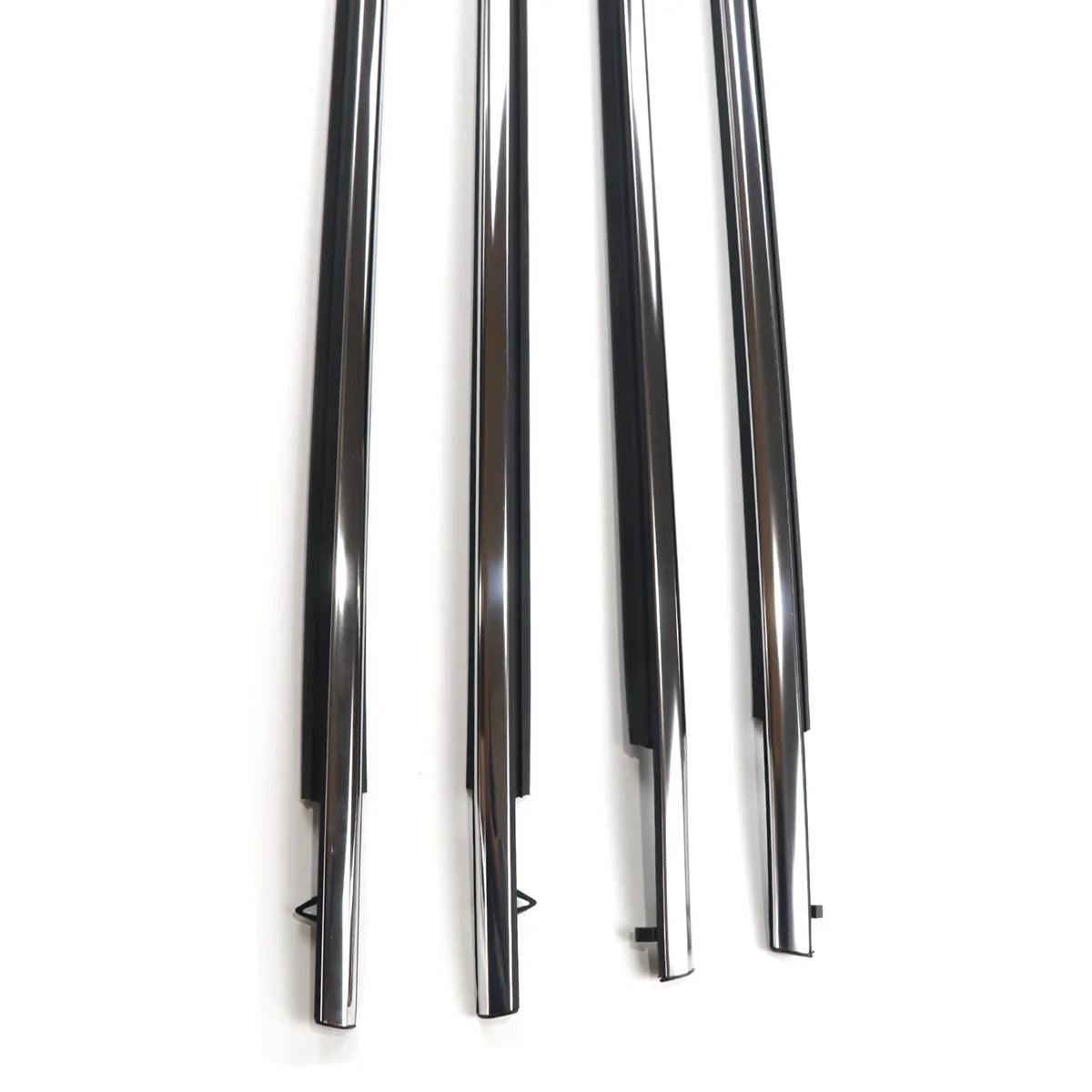4X FL FR RL RR Chrome Outside Window Moldings Weatherstrips Seal For Avalon 2019-2022