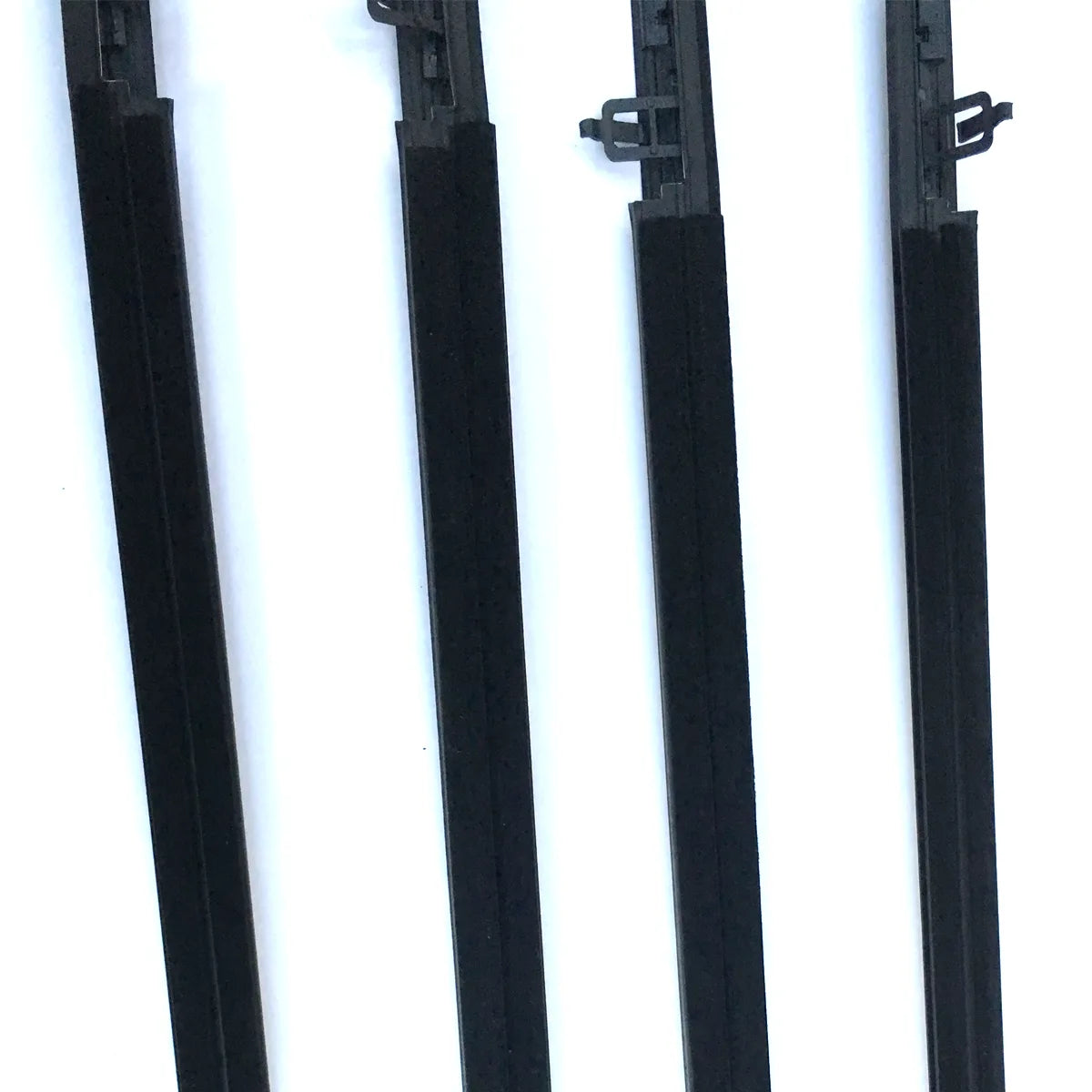 4X FL FR RL RR Car Black Outside Window Molding Weatherstrips Fit For Civic 06-11