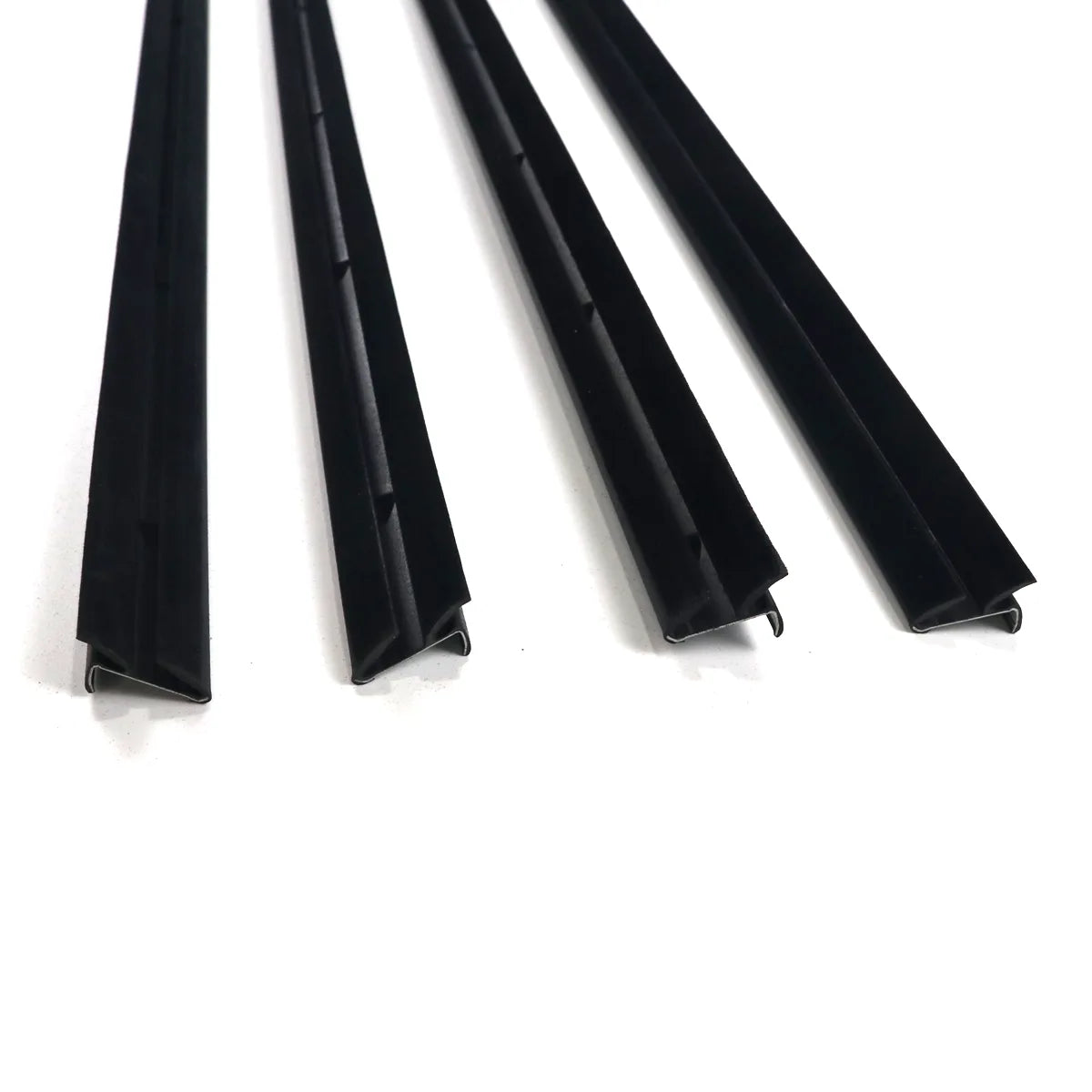 4PC Inner Window Belt Weatherstrip Set for Honda Fit Jazz Hatchback 2009-2014