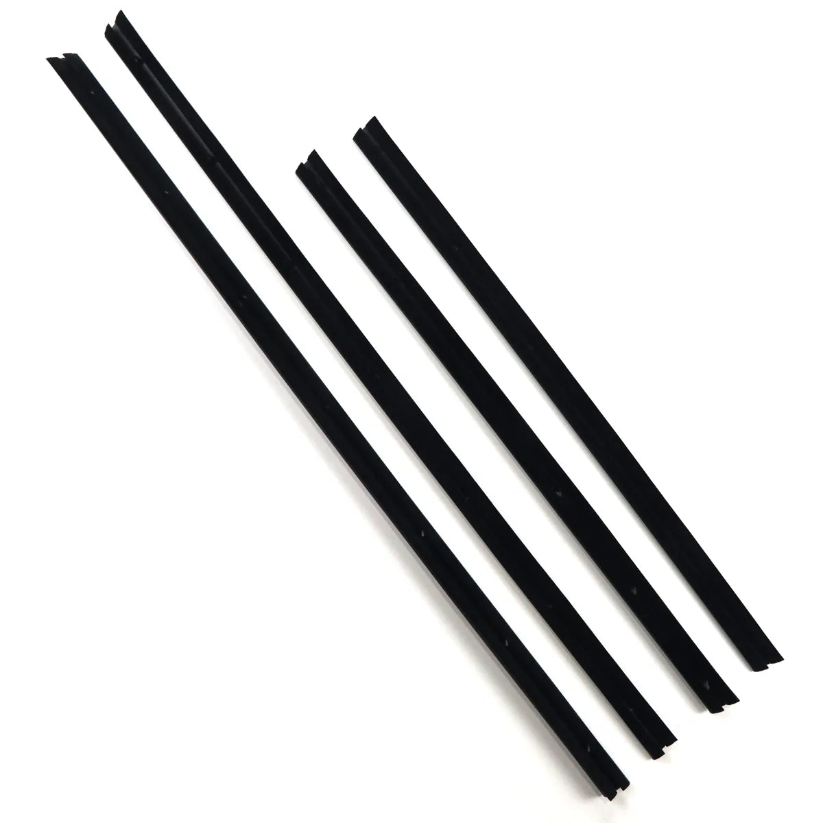4PC Inner Window Belt Weatherstrip Set for Honda Fit Jazz Hatchback 2009-2014