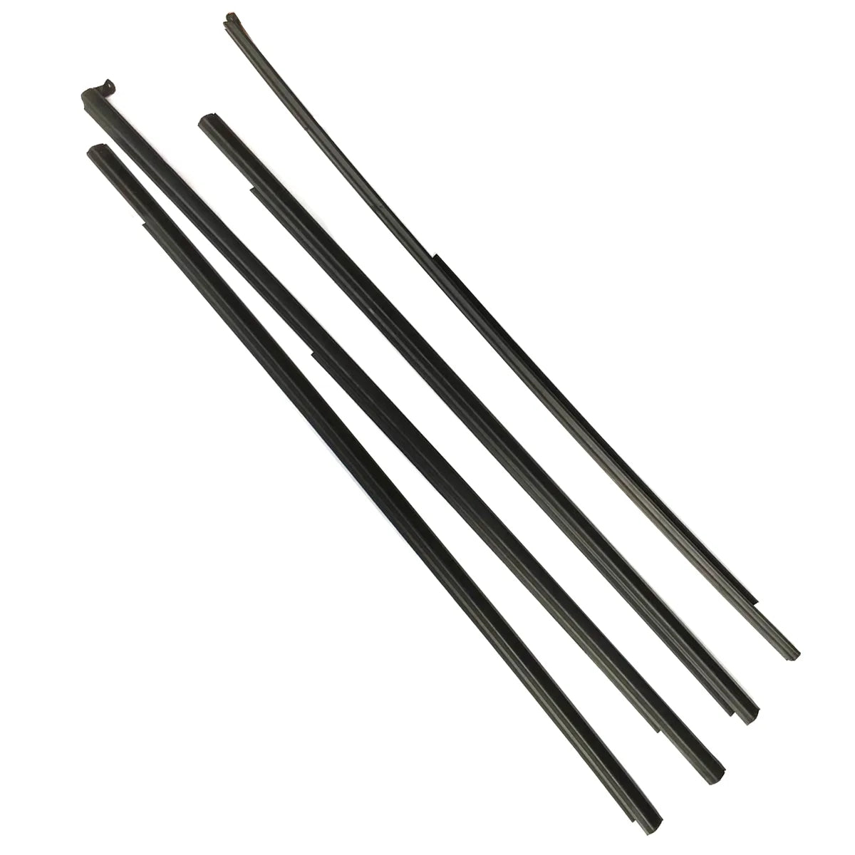 4X Outside Window Weatherstrips Fit For Pajero Montero MK3 MK4 V75W V95W 00-06