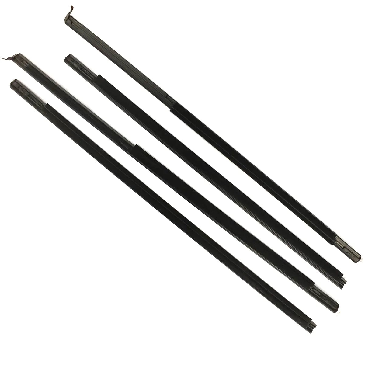 4X Outside Window Weatherstrips Fit For Pajero Montero MK3 MK4 V75W V95W 00-06