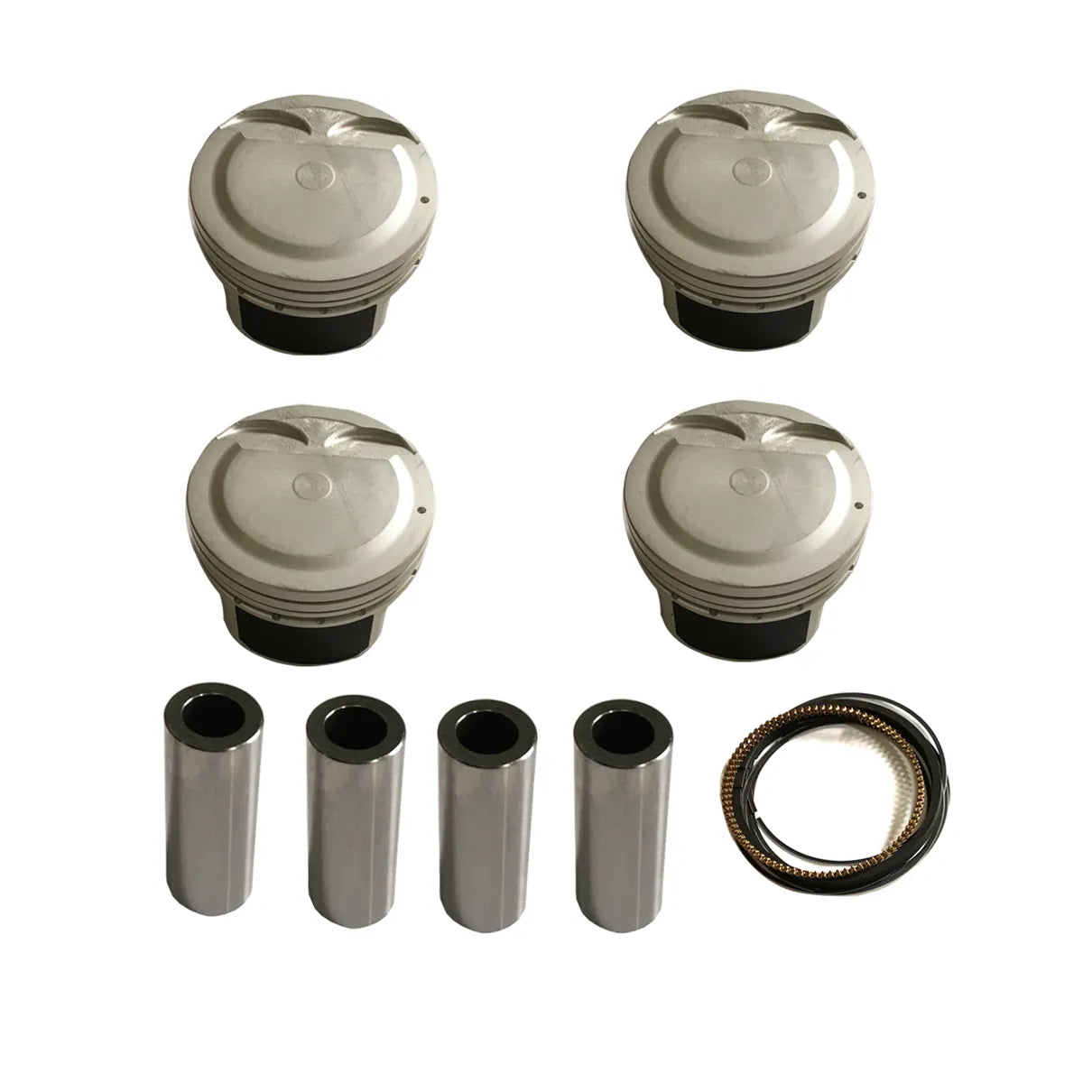 4X Pistones W Ring Set For Rio Accent Verna I30 IX20 1.4L G4FA 06-19