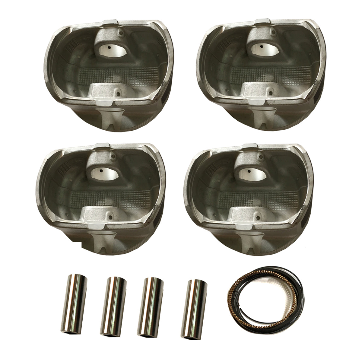 4X Pistons W Ring Set For Sonata Azera Optima K5 Rondo 2.4L G4KC 2004-2011