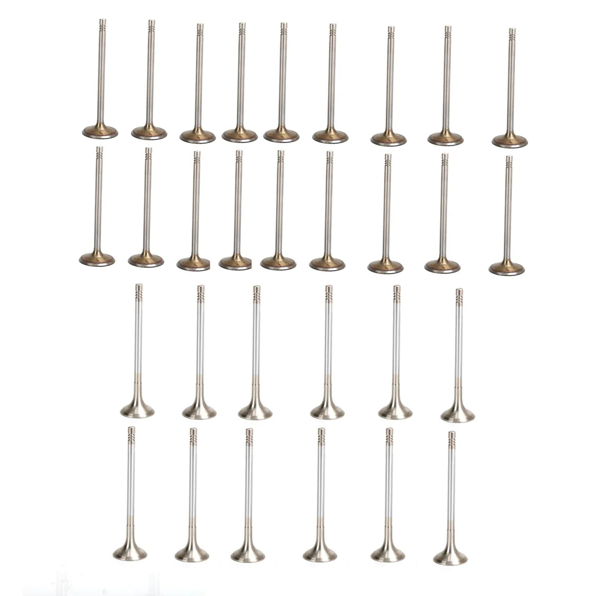 30X Inlet Intake Exhaust Valves Fit For A4 A6 A8 Passat 2.4L 2.8L 3.0L 97-08