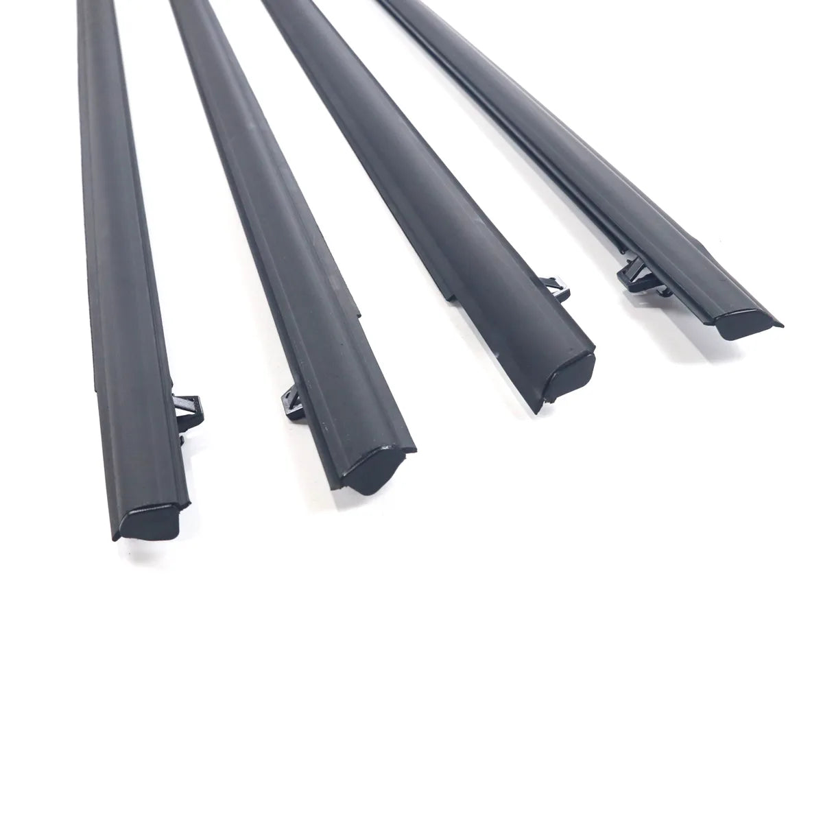 4X FL FR RL RR Outside Black Window Weatherstrips Moldings Fit For Odyssey 2003-2008
