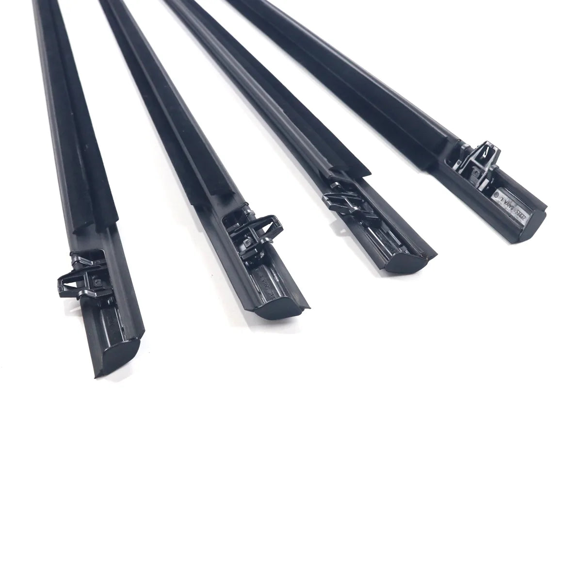 4X FL FR RL RR Outside Black Window Weatherstrips Moldings Fit For Odyssey 2003-2008