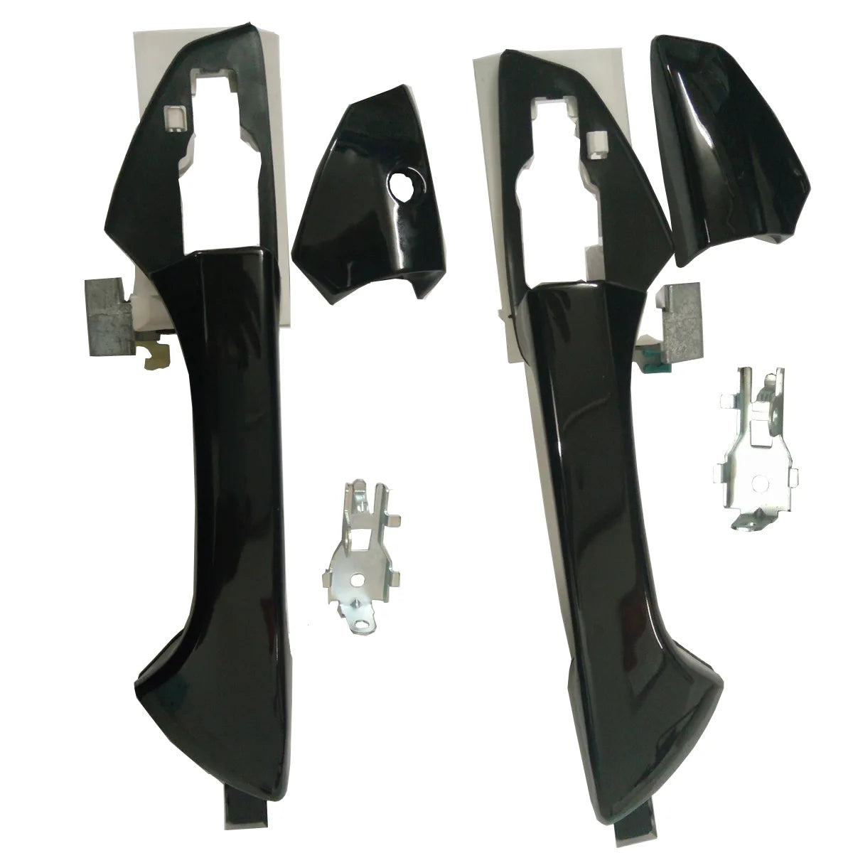2X Front Left Right Outside Door Handles W Handle Base For Accord 08-12