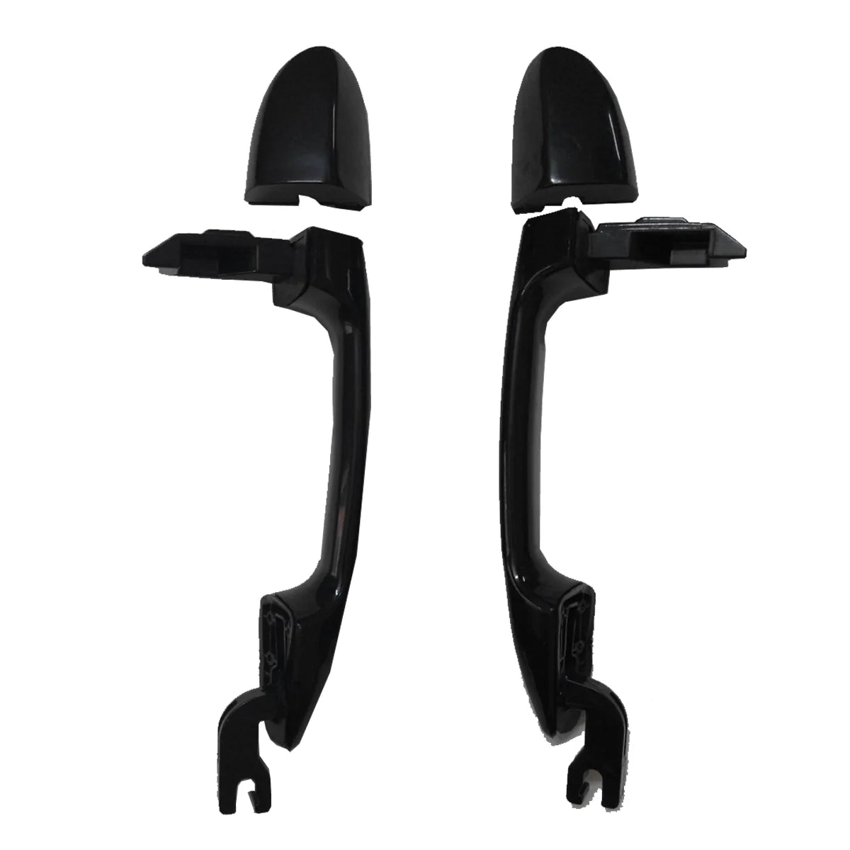 2X Black Rear Left Right Outside Door Handles For Kia Spectra cerato 03-09