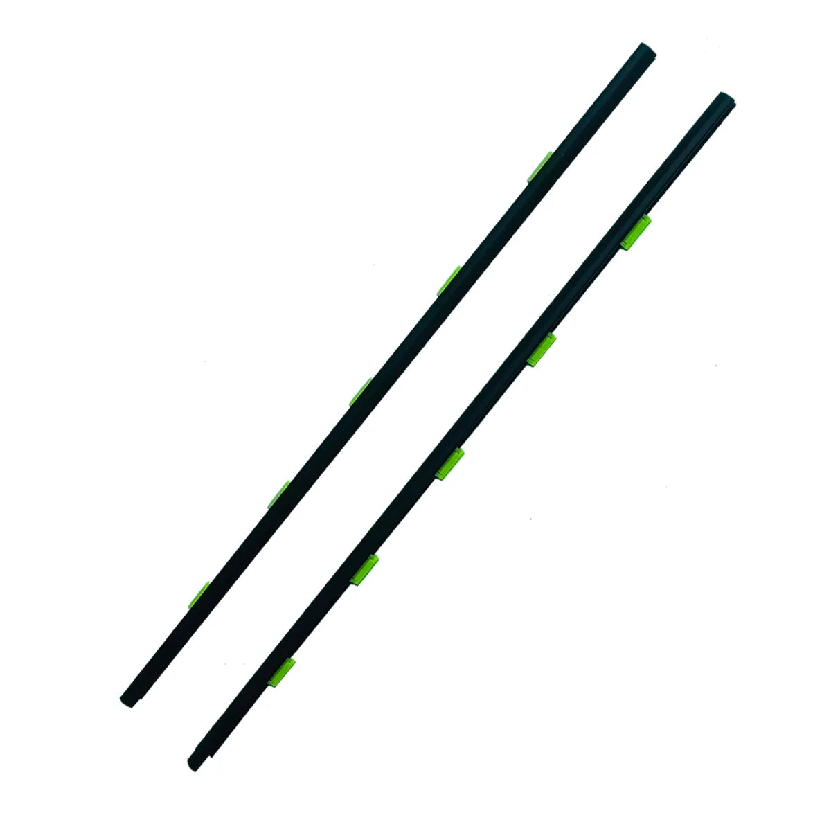 2X Left Right Window Moulding Weatherstrip W Clip Fit For Civic Coupe 3D 1996-2000