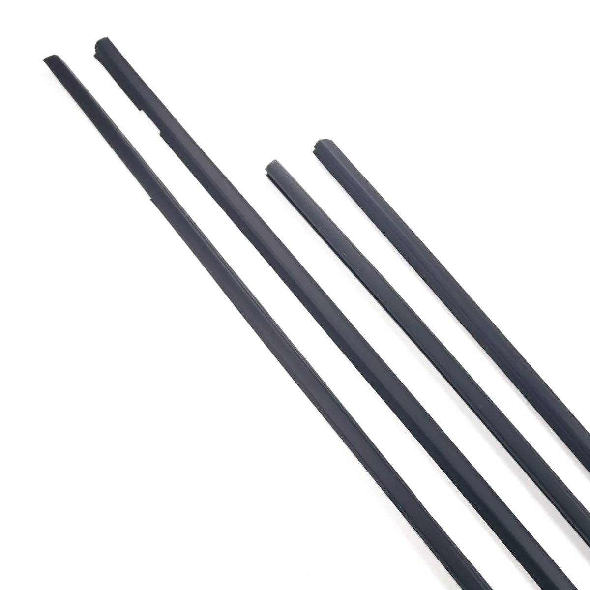 4X FL FR RL RR Outside Black Window Weatherstrips For Fit Jazz Saloon 05-08