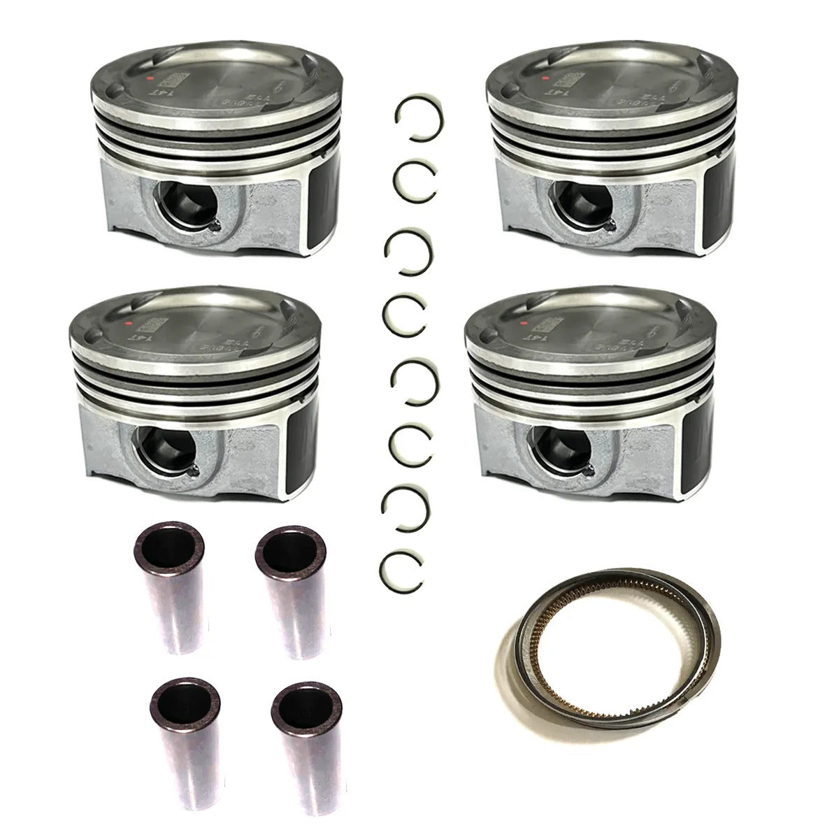 4X Pistons W Ring Set For Sonic Cruze Trax Encore 1.4T LUJ LUV LUH 2011-2021
