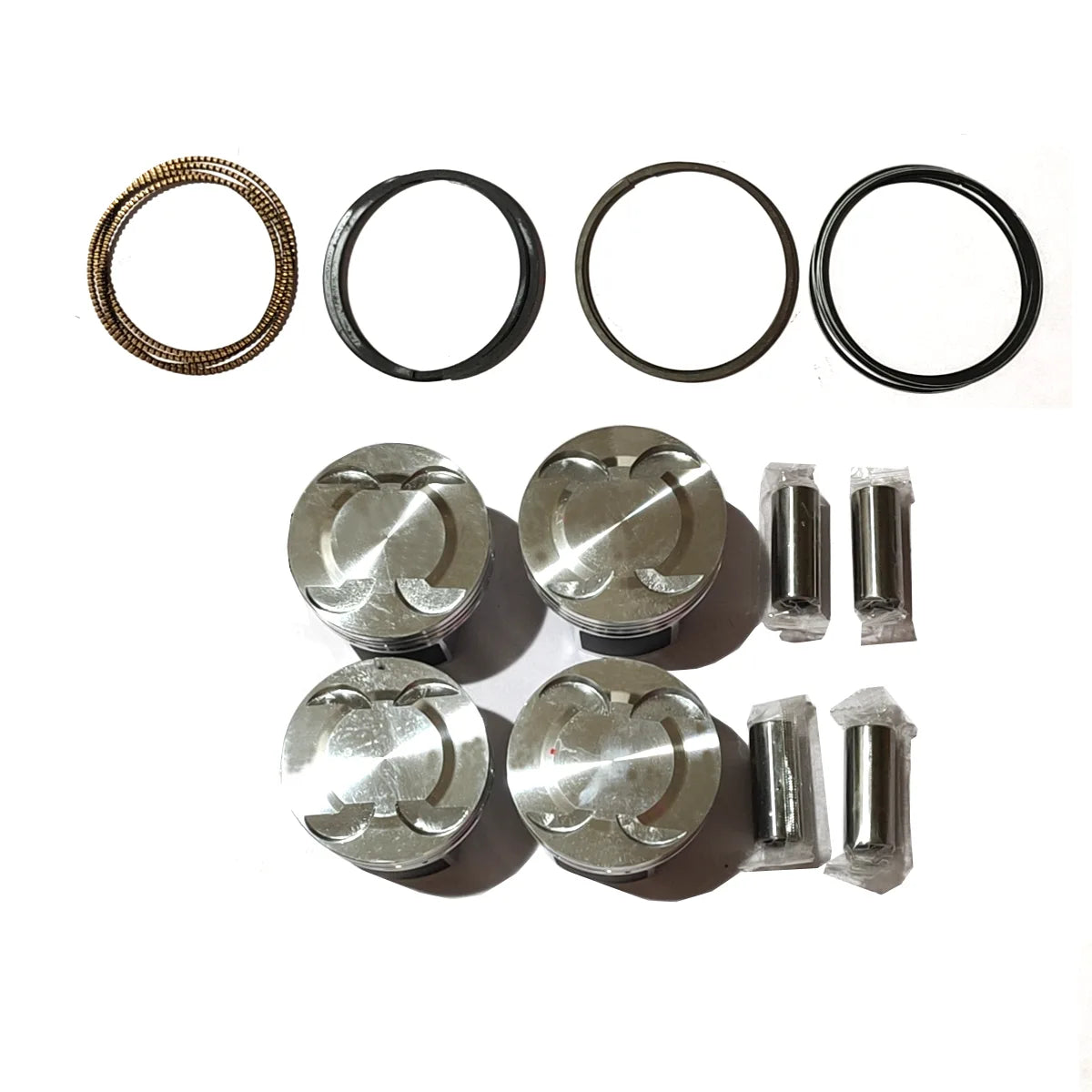 Oversized +0.5mm Pistons W Rings Fit For Chevrolet Cruze Trax Aveo 1.6L LDE F16D4 09-20
