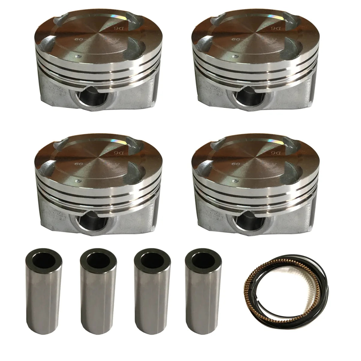 Celerparts Pistons With Ring Set For Hyundai Kia Accent Cerato Soul Elantra Veloster K3 Sportage 1.6L G4FG 2012-2022 OEM 23041-2B900 23041-2B920