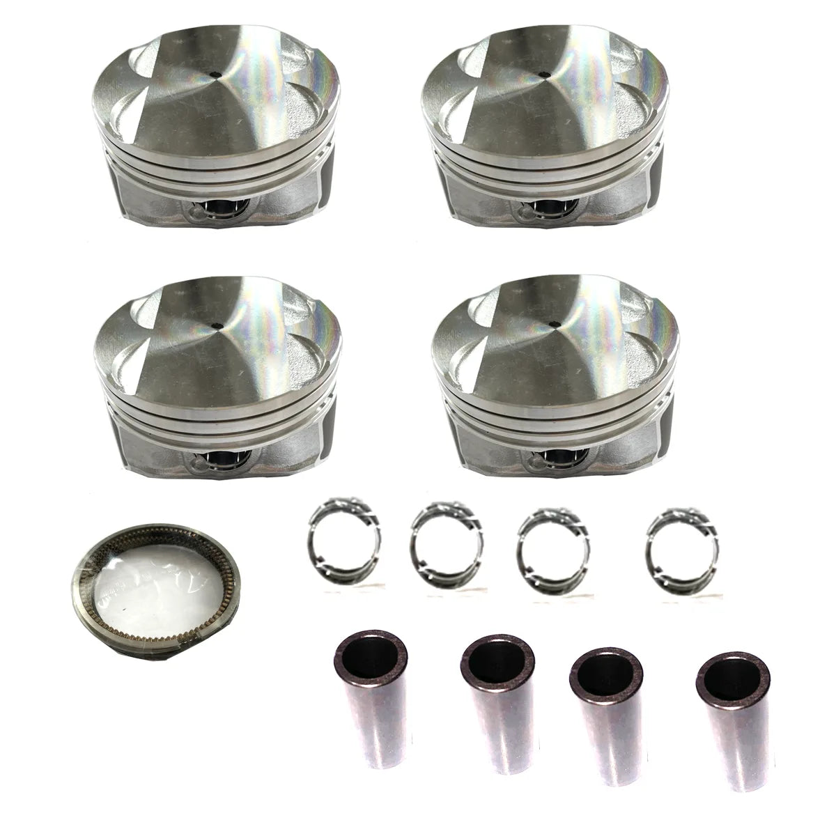 4X Pistons W Ring Set Pins Fit For HHR Cobalt Malibu Equinox Captiva Sport 2.4L LE5 2006-2017