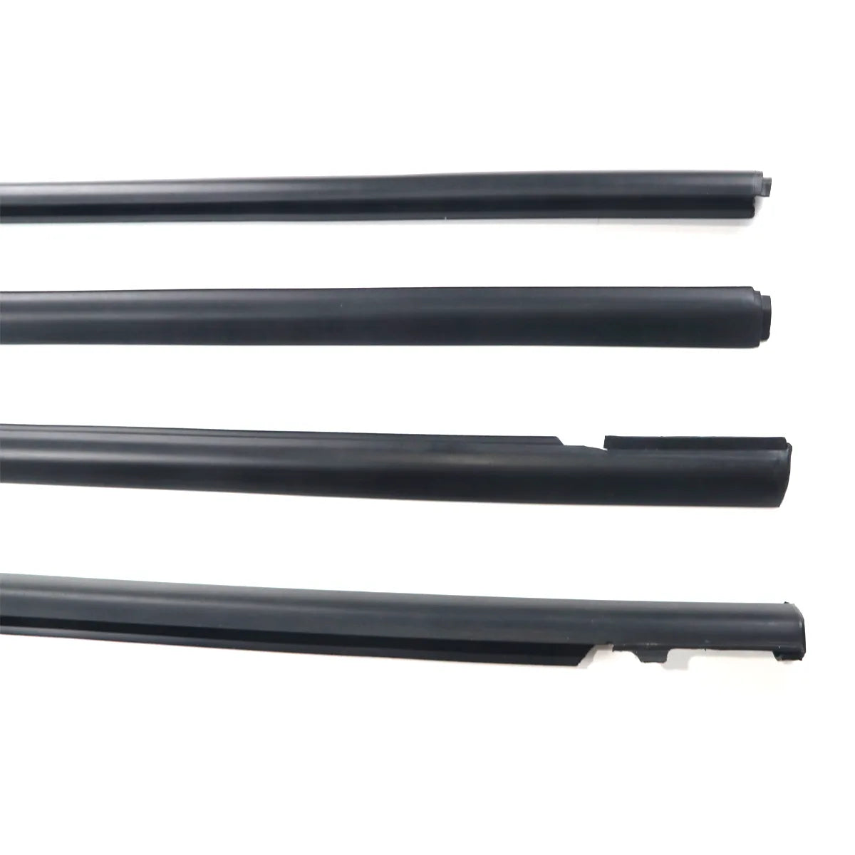 4X frisos pretos para janelas exteriores para Highlander 2008-2010