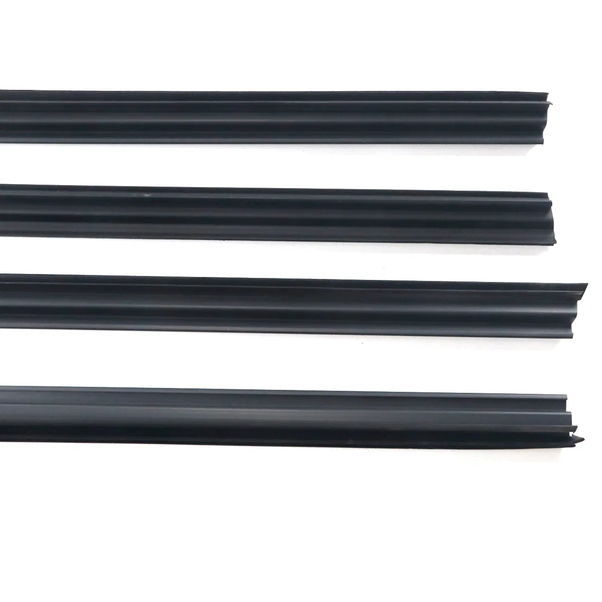 4PC Interior Window Belt Weatherstrip Set for Honda Fit Jazz Hatchback 2015-2020
