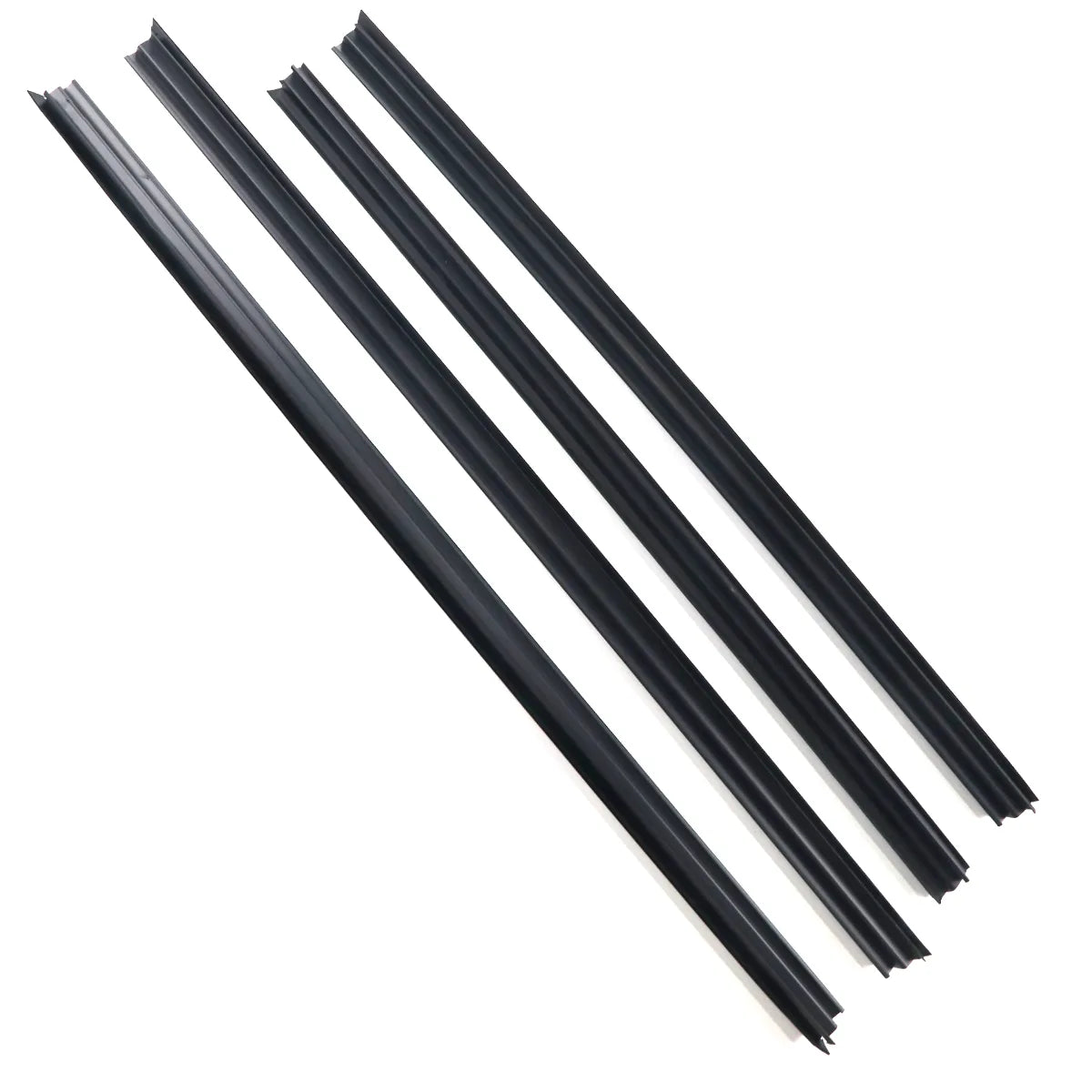 4PC Interior Window Belt Weatherstrip Set for Honda Fit Jazz Hatchback 2015-2020