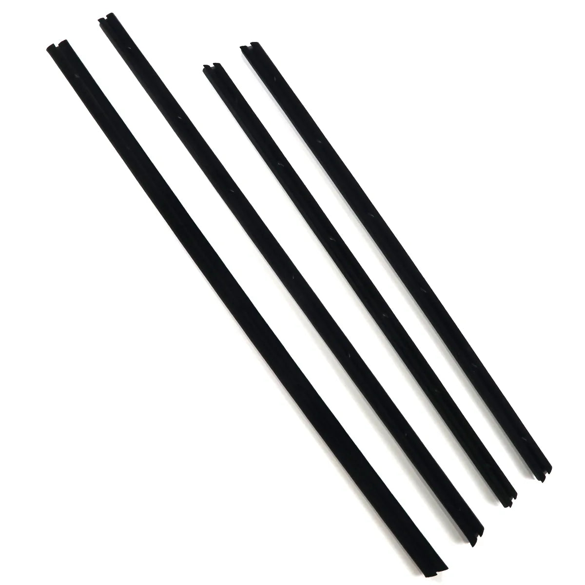 4PC Inner Door Window Weatherstrip Set for Honda Fit Jazz Sedan 2005-2008