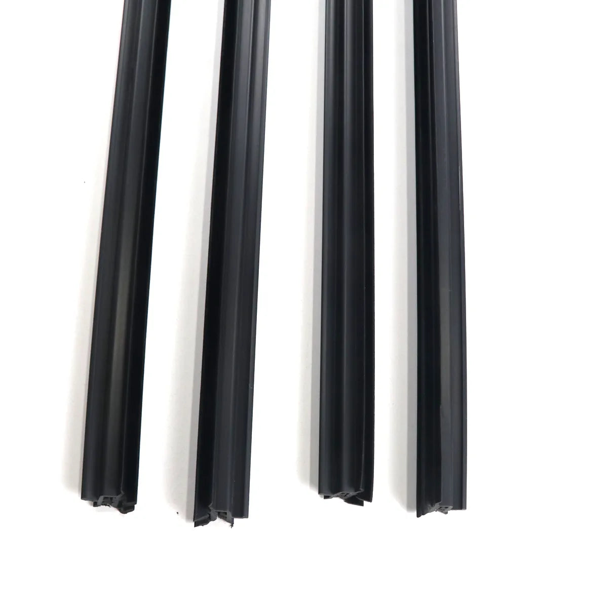 4X Borrachas de Vedação Interna (Molding Weatherstrips) para Portas FL FR RL RR, compatíveis com Honda Civic 2006-2011