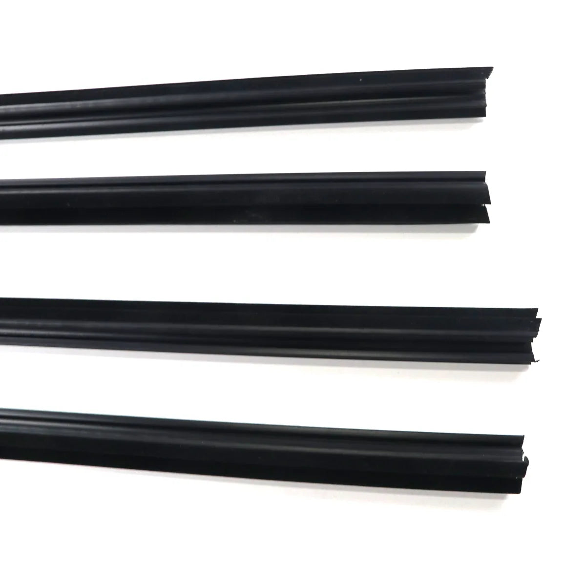 4X Borrachas de Vedação Interna (Molding Weatherstrips) para Portas FL FR RL RR, compatíveis com Honda Civic 2006-2011