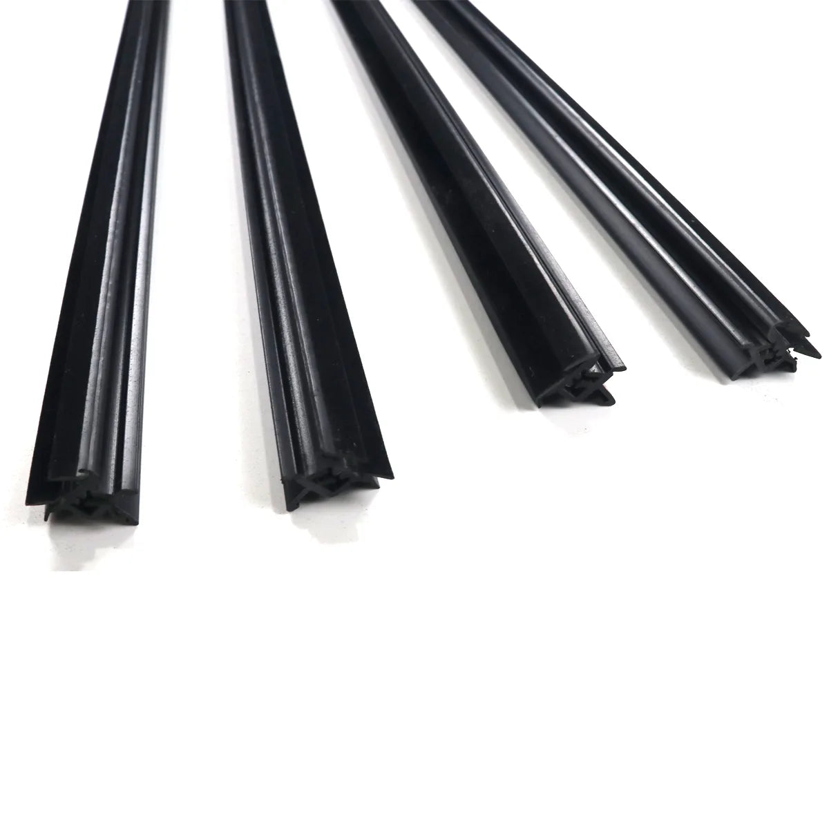 4X Borrachas de Vedação Interna (Molding Weatherstrips) para Portas FL FR RL RR, compatíveis com Honda Civic 2006-2011