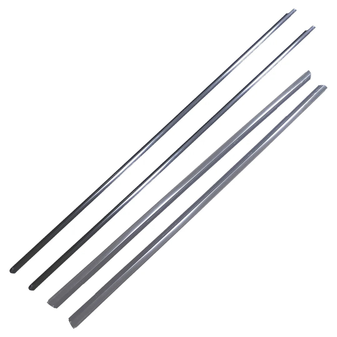 4X frisos pretos para janelas exteriores para Highlander 2008-2010