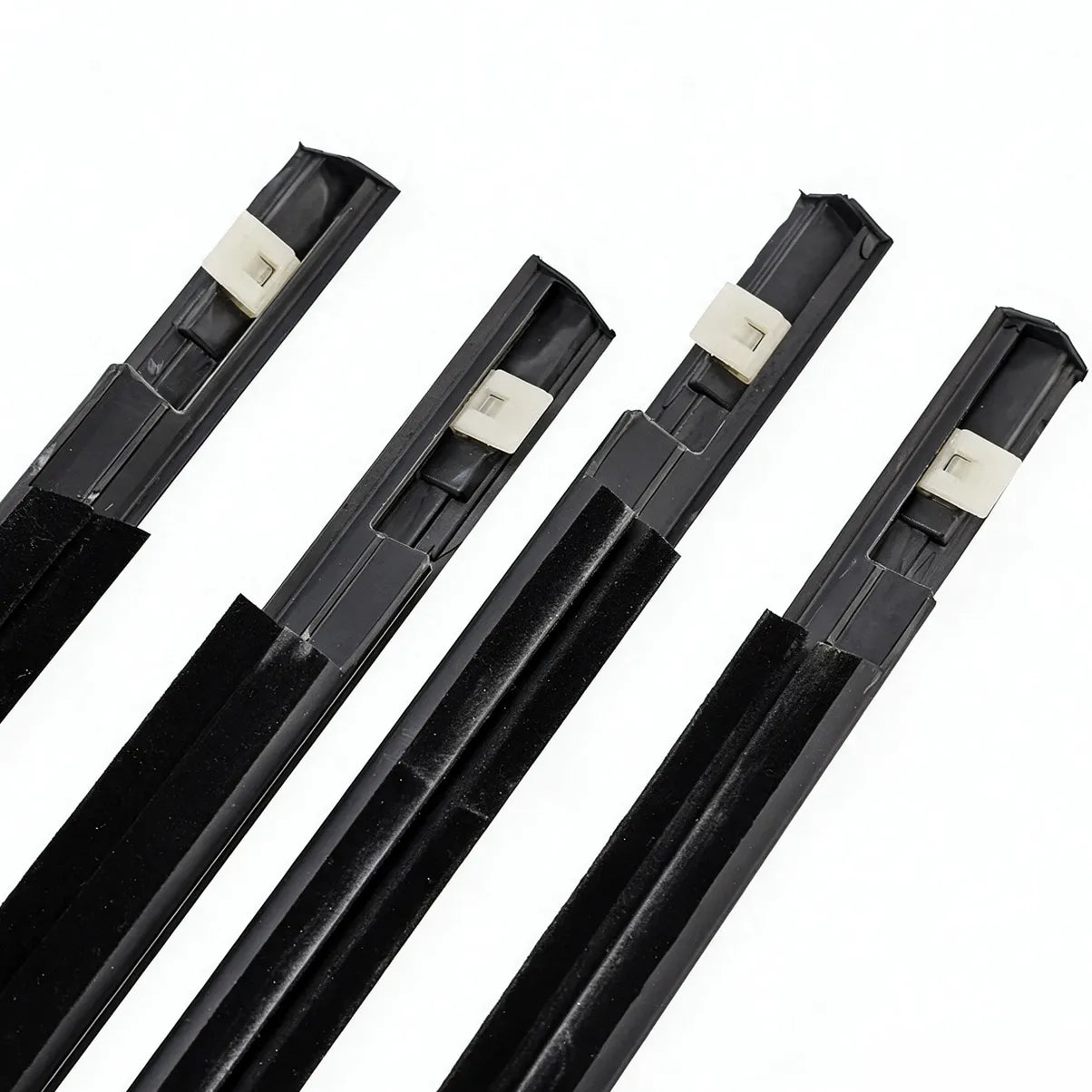 Complete 4-piece outer window beltline molding set for DA64/DR64/DG64/DS64 K-Vans. Replaces OEM 83811-68H00, 80318-4A00H, MQ506942, 1A06-58-811 and all cross-reference numbers-3
