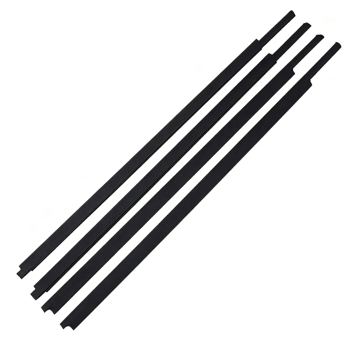 OEM Replacement 4-Piece Black Outer Door Window Beltline Weatherstrip Set for Suzuki SX4 Hatchback 2006-2014-1