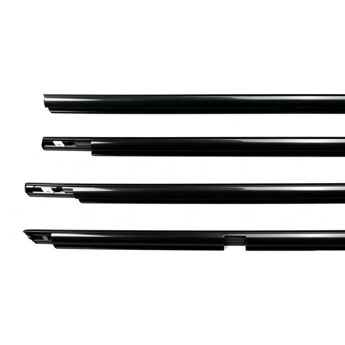 OEM Replacement 4-Piece Outer Door Window Beltline Weatherstrip Set  Chrome for Suzuki Mehran Maruti 800 Alto SB308-4