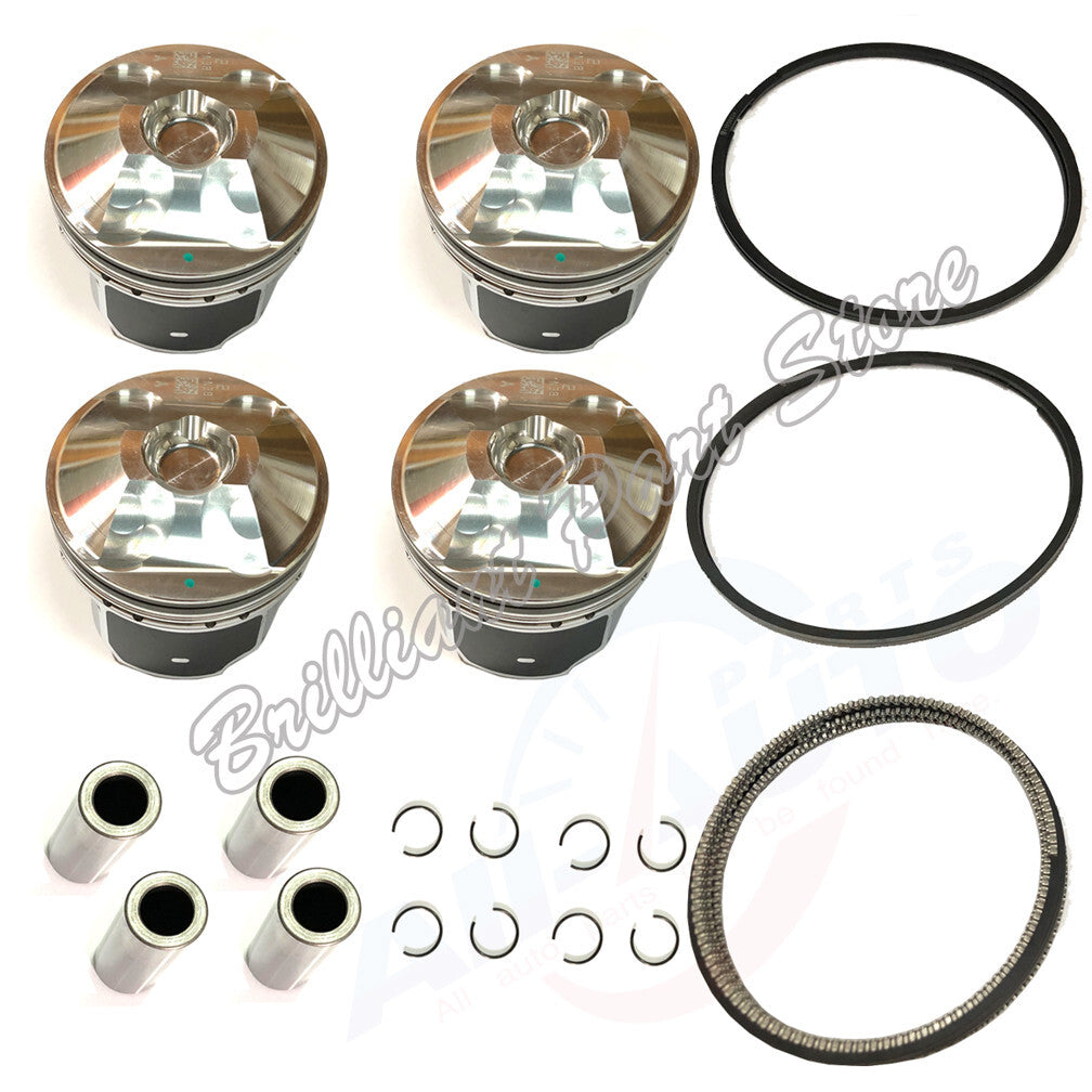 1 Set Engine Pistons W Ring Set Fit For Mazda M3 M6 CX-5 Skyactiv 2.5L 11-18