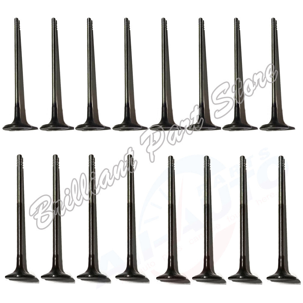 16pcs Inlet Intake Exhaust Valves Fit For Volvo S60 V40 T4 1.6T B4164T 11-15