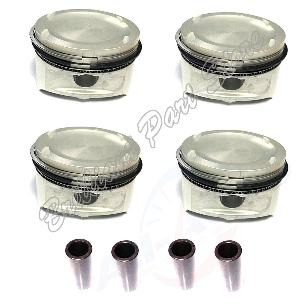 1 Set Engine Pistons W Rings Fit For  Chevrolet Aveo Kalos 1.6L  F16D3 04-08