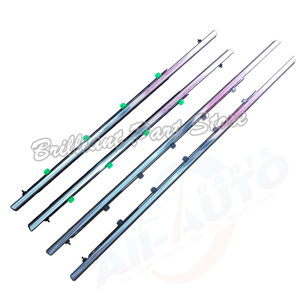 FL FR RL RR Car Chrome Outside Window Moulding Weatherstrip Fit For RDX 13-18