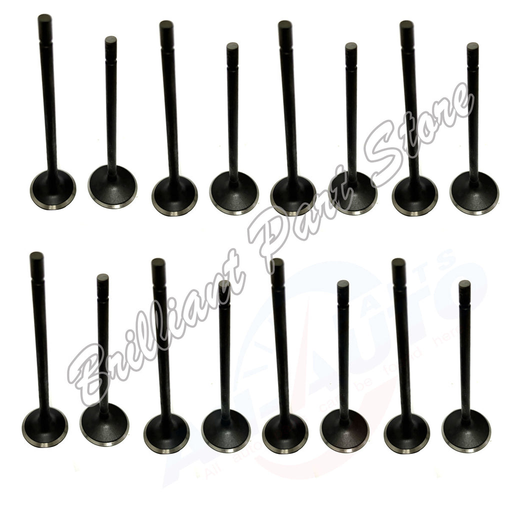 16pcs Intake Exhaust Valves Fit For Mazda MX-5 CX-5 CX-3 CX-4 M3 M6 2.0L 12-17