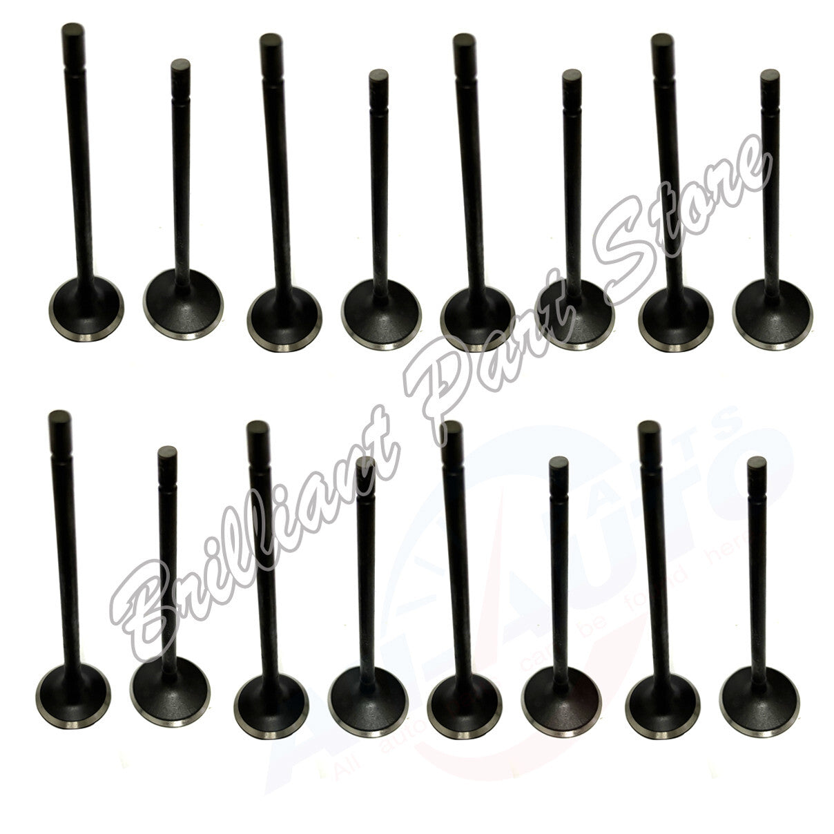 16pcs Intake Exhaust Valves Fit For Mazda MX-5 CX-5 CX-3 CX-4 M3 M6 2.0L 12-17