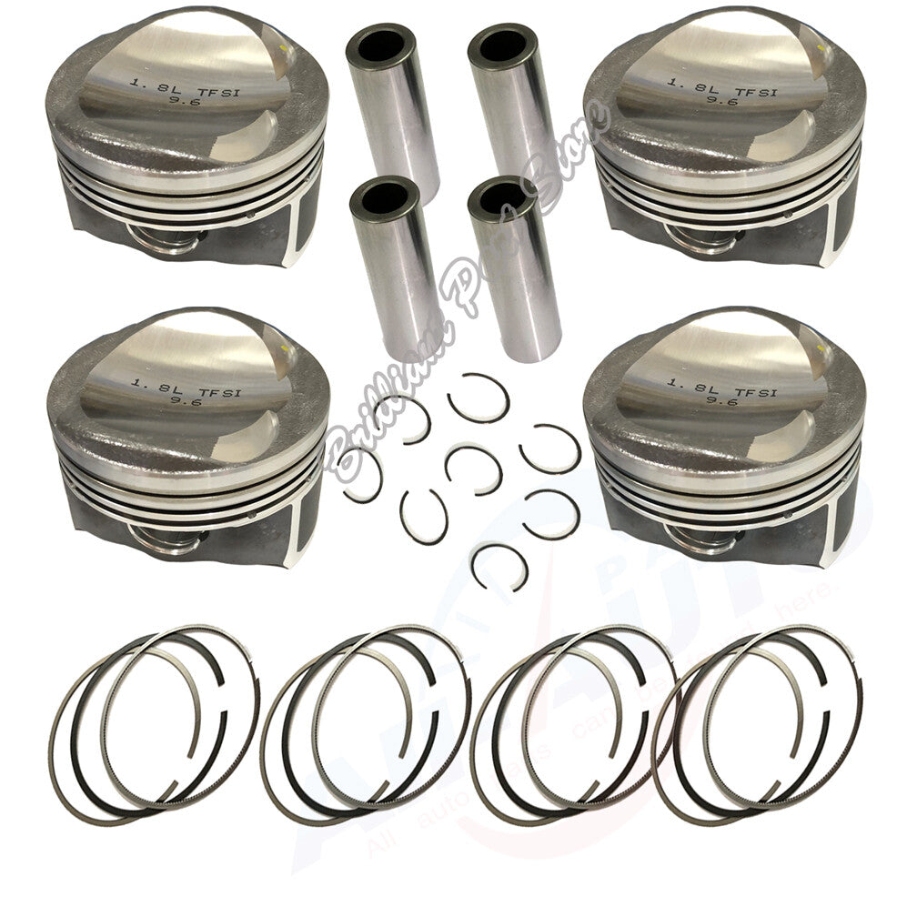 82.5mm Engine Piston Assembly Fit For TT A5 A3 A4 Golf Passat CC 1.8T CDAA 08-16