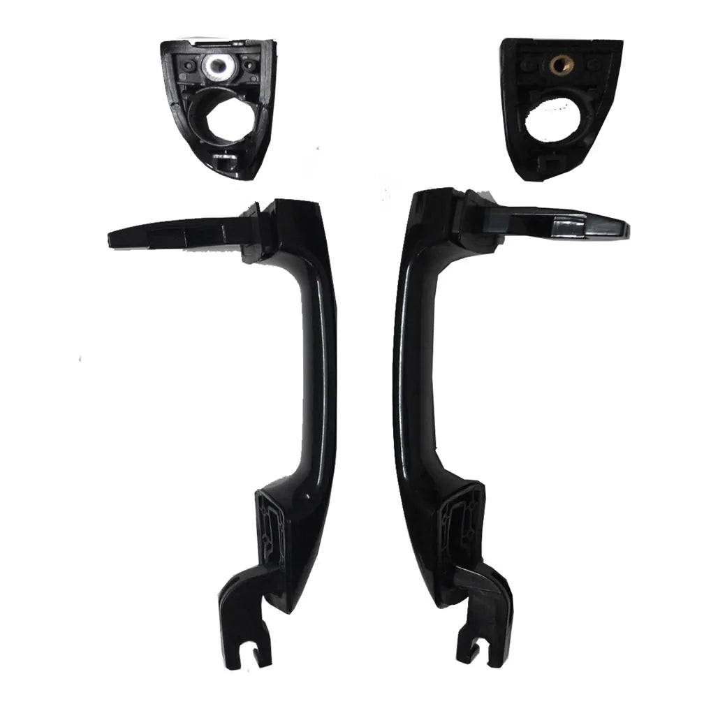 2X Front Left Right Outside Black Door Handles For Kia Spectra cerato 03-09