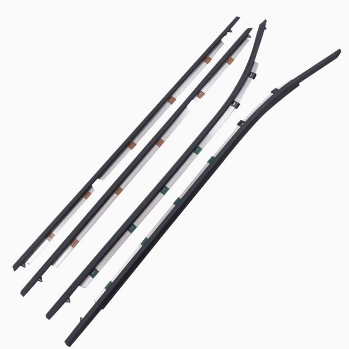 Celerparts Black Outside Window Weatherstrip For Toyota Lexus LX600 LX500D 2022-2026 OEM 75710-60110 75720-60110 Front Rear Left Right