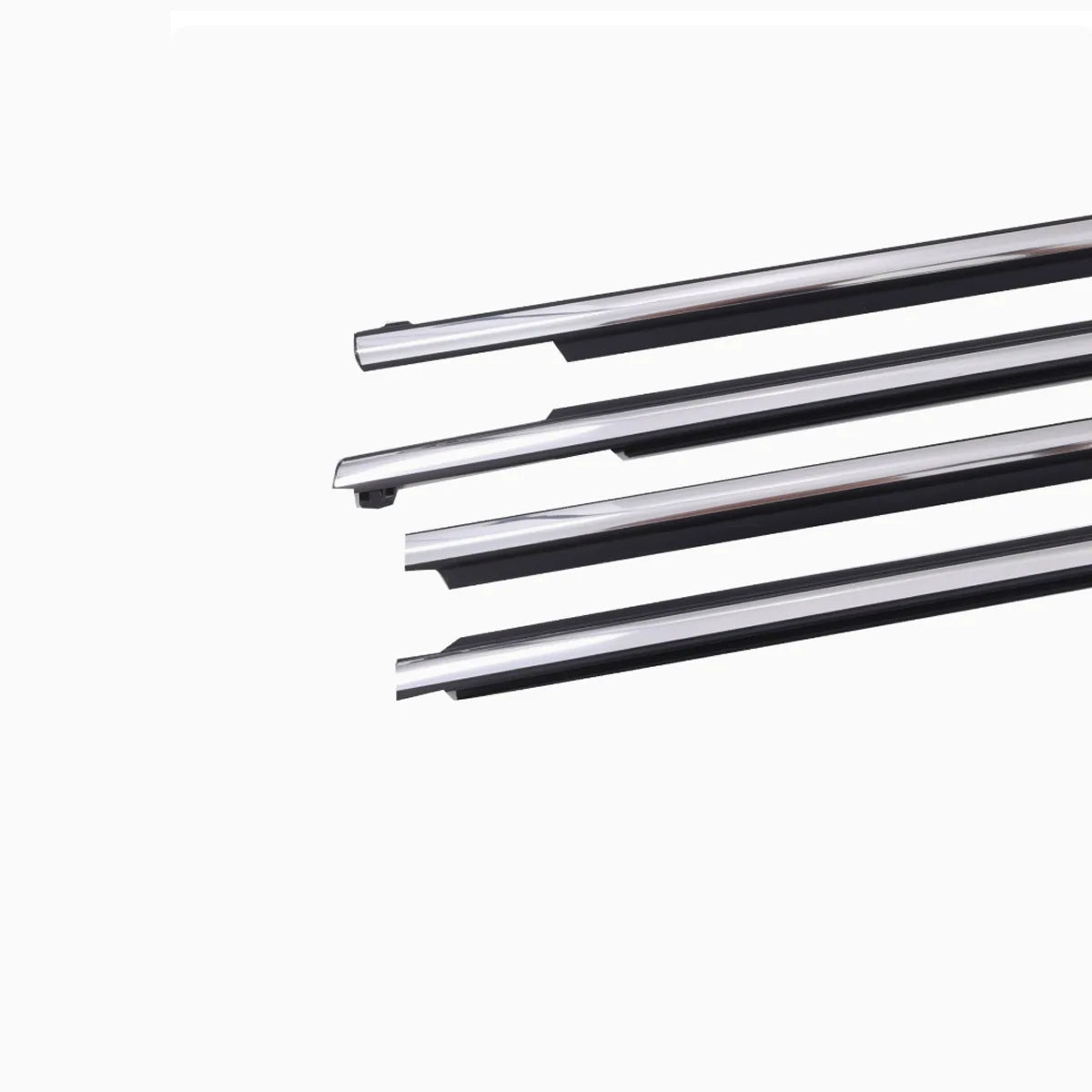 Celerparts Chrome Outside Window Weatherstrips - View 2