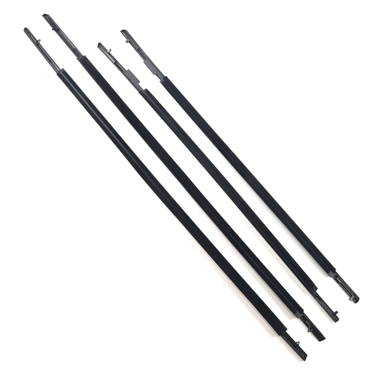4X FL FR RL RR Chrome Outside Window Moldings Weatherstrips Seal For Avalon 2019-2022