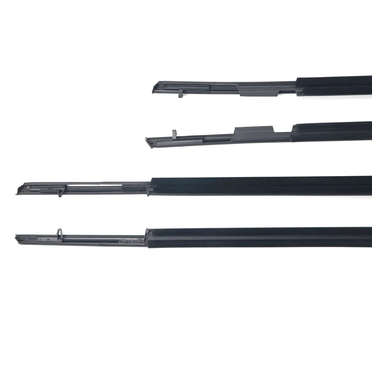 4X FL FR RL RR Chrome Outside Window Moldings Weatherstrips Seal For Avalon 2019-2022