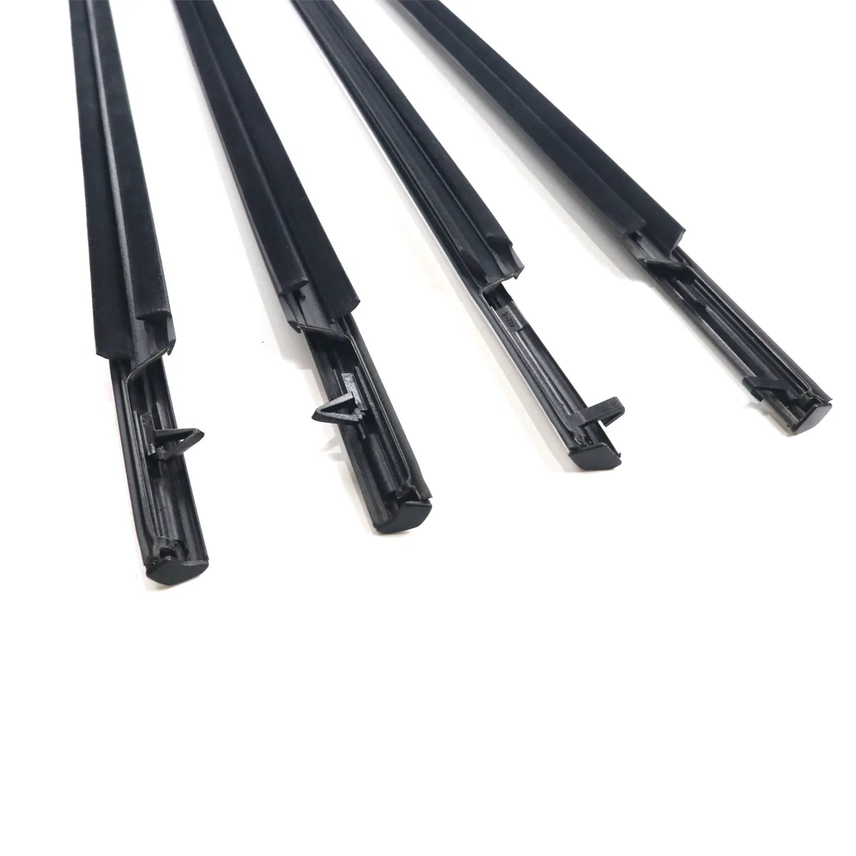 4X FL FR RL RR Chrome Outside Window Moldings Weatherstrips Seal For Avalon 2019-2022