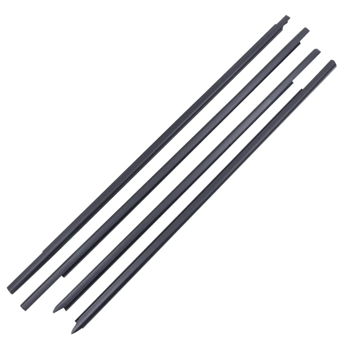 Celerparts Black Outside Window Weatherstrip For Dodge Ram 1500 2500 3500 2015-2023 OEM 55112376AH 55372139AH Front Rear Left Right