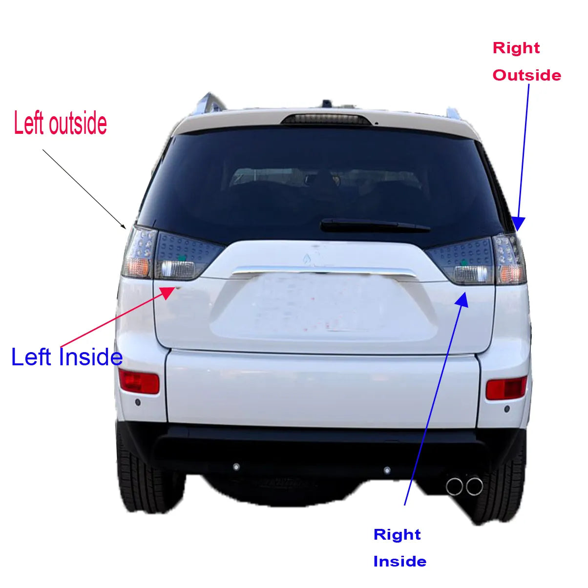 8330A395 8330A379 outlander right Outside Taillight Lamp  illustration 