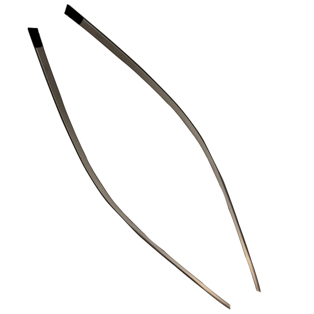 4X  Chrome Upper Drip Window Moulding Weatherstrips Fit Crosstour 10-15